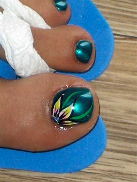 Flower Nail, Pretty Nail, Marble Nails, Flower Toe Nail Designs, Summer 