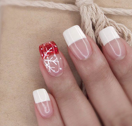 Easy Winter Nail Art Designs, Manicure Nail Easy Winter