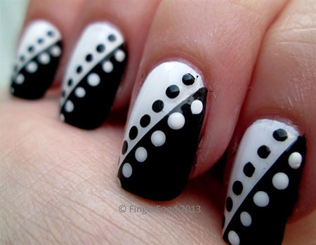 Polka Dot Nail Design, Nails White Nail Dots