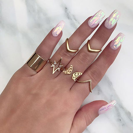 Ring Knuckle Nail Rings