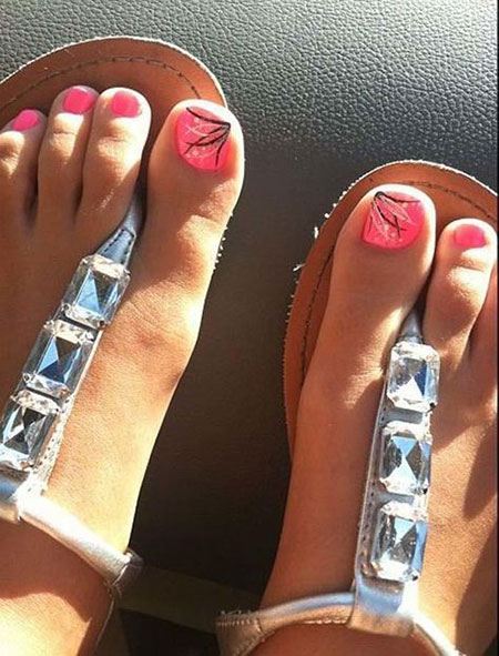 Nail Toe Pedicures Design