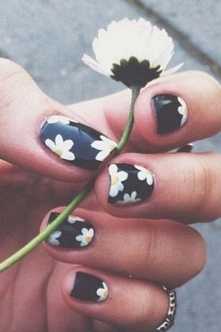 Flower Nail Nails Daisy