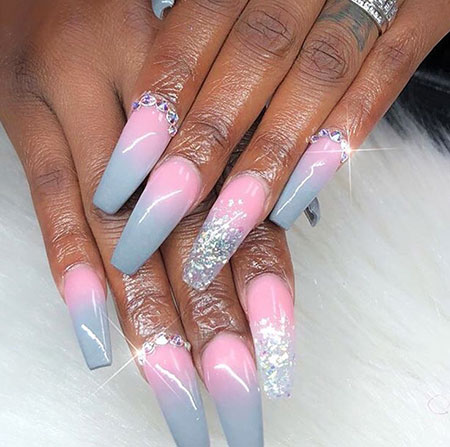 Grey Pink Ongles Claw