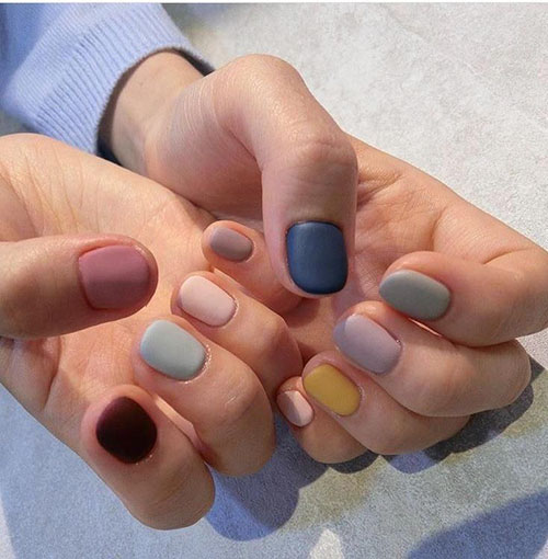 Multi Colored Nails Trend