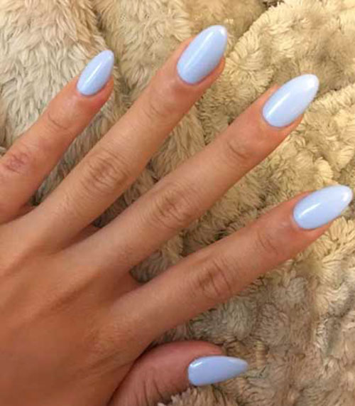 Aqua Blue Acrylic Nails
