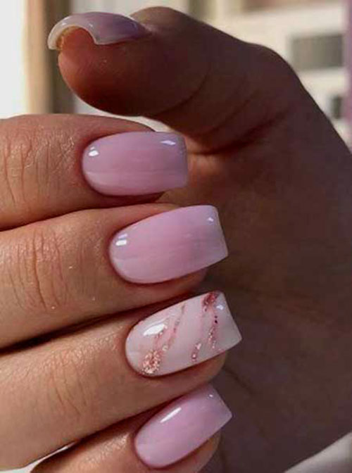 Acrylic Light Pink Nails