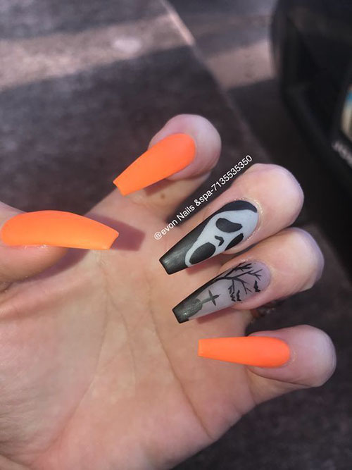 Acrylic Nails For Halloween