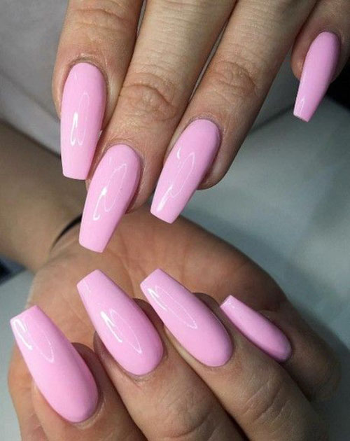 Light Pink Nails Acrylic